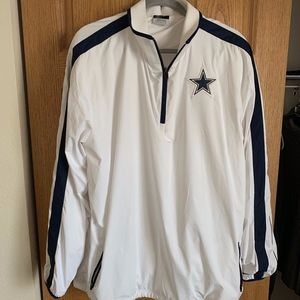 Nike Dallas Cowboys Drifit Wind Breaker Size Large